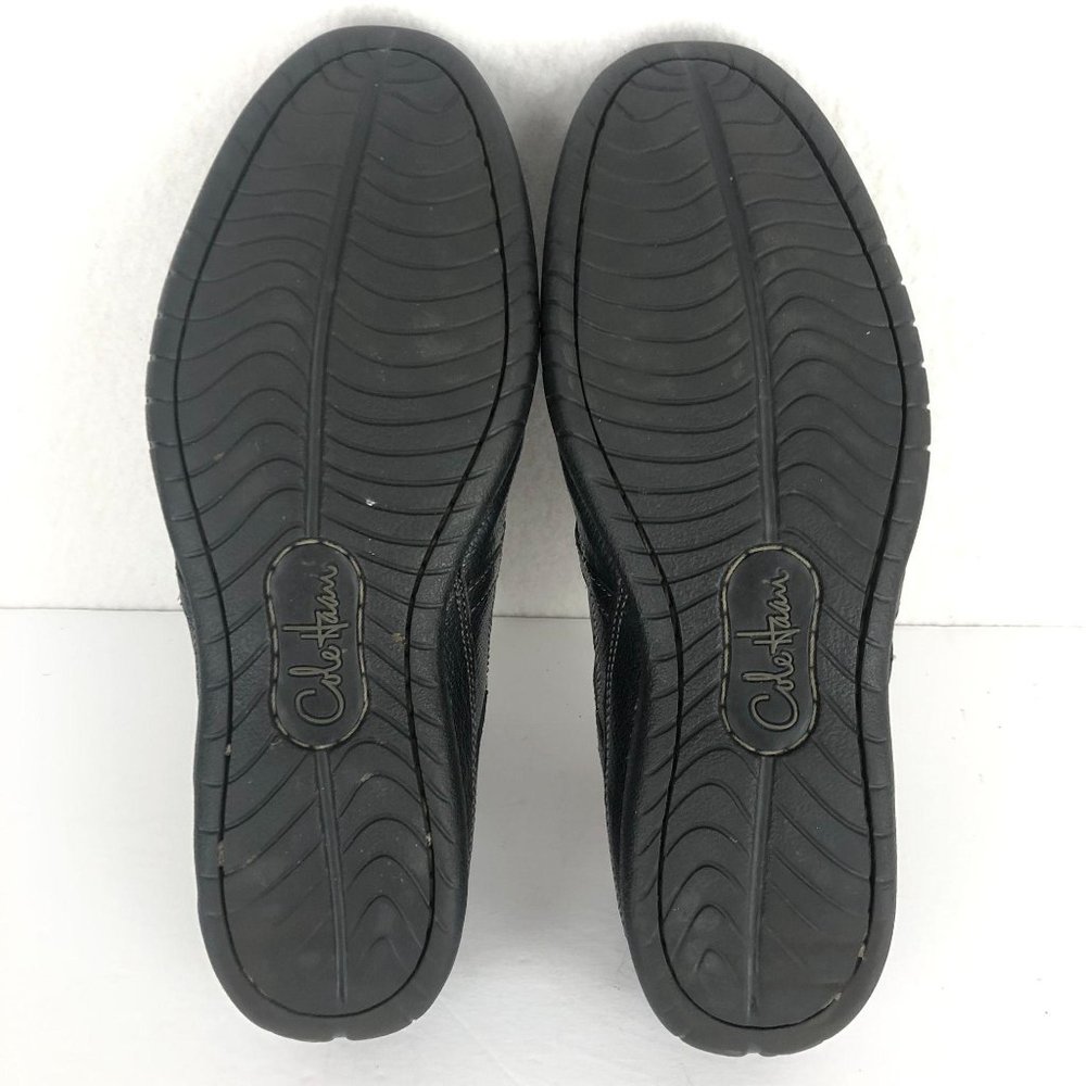 *SOLD* Cole Haan Black Lace-Up Oxford Driver Shoes Sz 10* - Picture 7 of 10